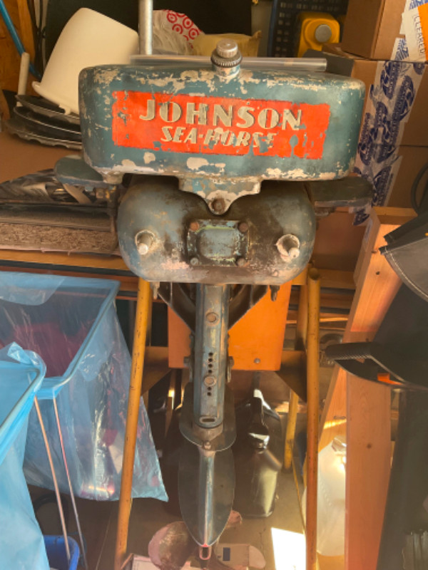 1935 Vintage Johnson Sea Horse 22 hp outboard motor in Powerboats & Motorboats in Strathcona County