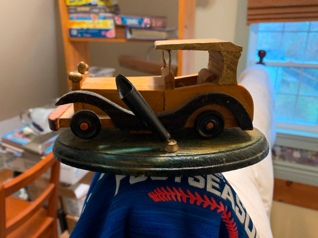 Vintage Retro Car Wooden Desk Handmade With Pen Holder in Arts & Collectibles in Yarmouth
