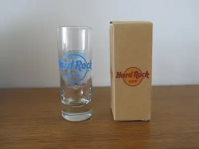 From a pet free and smoke free home. For sale a special edition SHOT GLASS from the Hard Rock Cafe i...