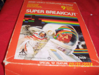 ATARI 2600 GAME SUPER BREAKOUT IN BOX, MANUAL AND GAME IN VGC