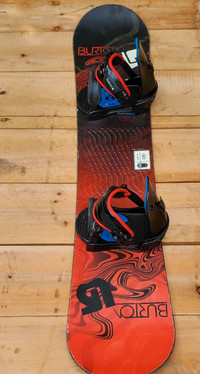 140cm Burton Snowboard with Burton Bindings 