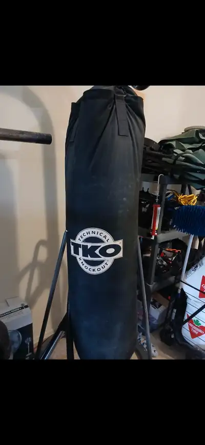TKO punching bag with stand, View more