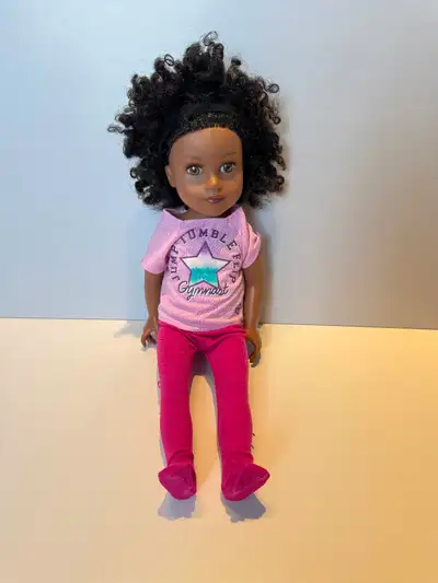 18” doll & accessories:Doll $15Set of clothes $15Fuzzy clo, View more
