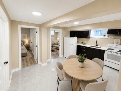 Welcome to this bright and beautifully renovated 2-bedroom private suite, completed in 2024 and loca...