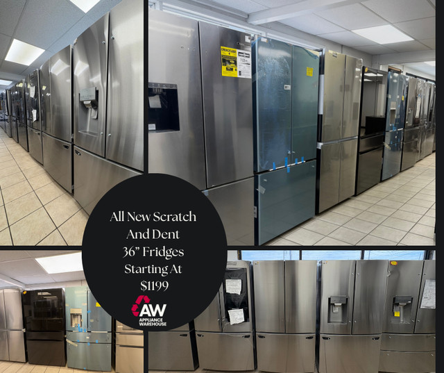 WAREHOUSE BLOWOUT !!! 40% OFF ALL NEW 36" WIDTH FRIDGES !! in Refrigerators in Edmonton - Image 2