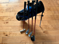 Golf set (Bag and 4 clubs) for child age 3-6 years