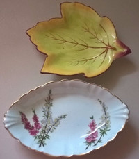 Vintage Foley Bone China 'Highland Heather' & Cara China Ceramic