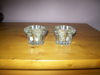 glass candle holders/glass/kitchen items/milk bottles