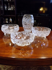 Crystal Vases Pieces