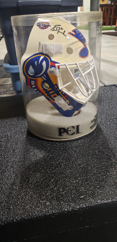 Autographed Grant Fuhr Miniature Mask. in Arts & Collectibles in St. Albert - Image 3