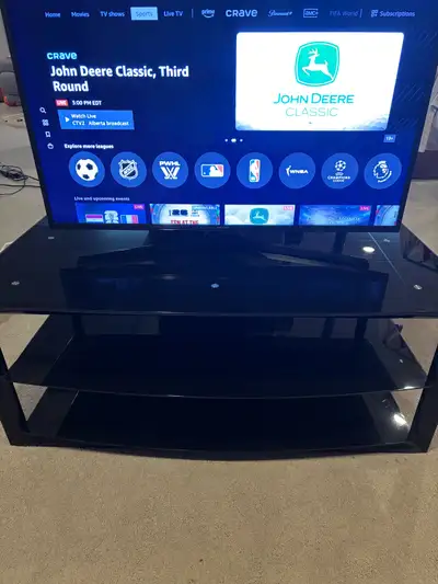 42” tv and stand, View more
