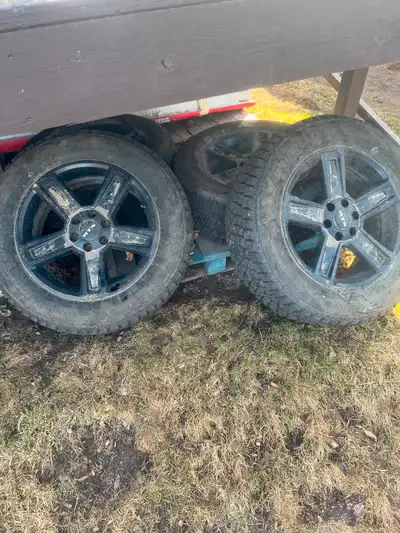 4 winter tires and rims like new (dirty in picture) $2200 firm