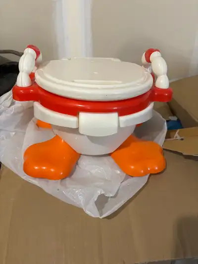 Potty Duck with stool, View more