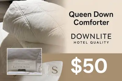 Queen Down Comforter – Hotel Quality by Downlite, View more