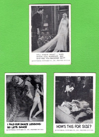 1961 Spook Stories Series 1 Leaf LOT 3 CARDS GOOD SHAPE