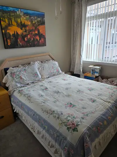 Bed frame and mattress, View more