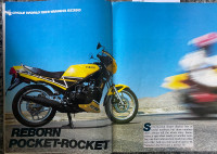 1984 Yamaha RZ350 Cycle World Test Original 7 Pg Article 