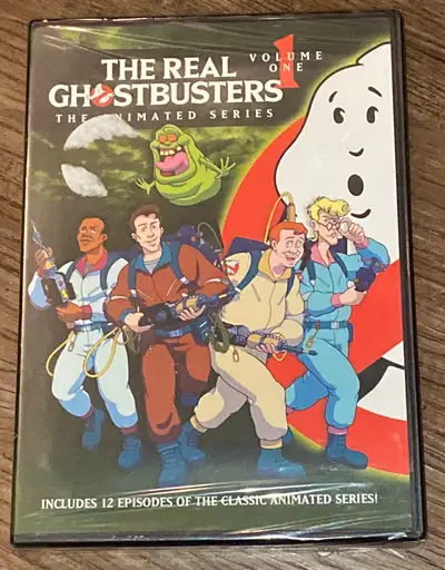 Selling volume one of the real Ghostbusters animated series it has 12 episodes still sealed in its p...