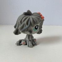 LITTLEST PET SHOP komondor grey mop sheepdog #1458 LPS