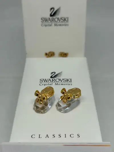 SWAROVSKI BABY SHOES, View more