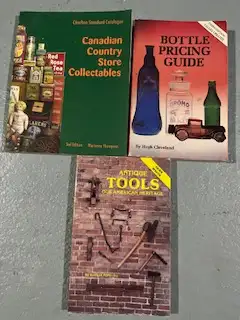 3 antique guides, Tools, Bottles and Country Store Collectibles, View more