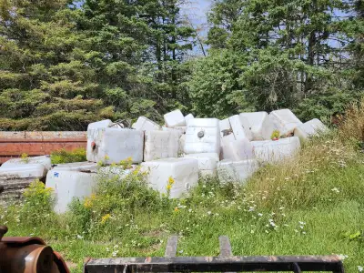 ICB TOTES for collecting rain water  recently taken out of cage , View more