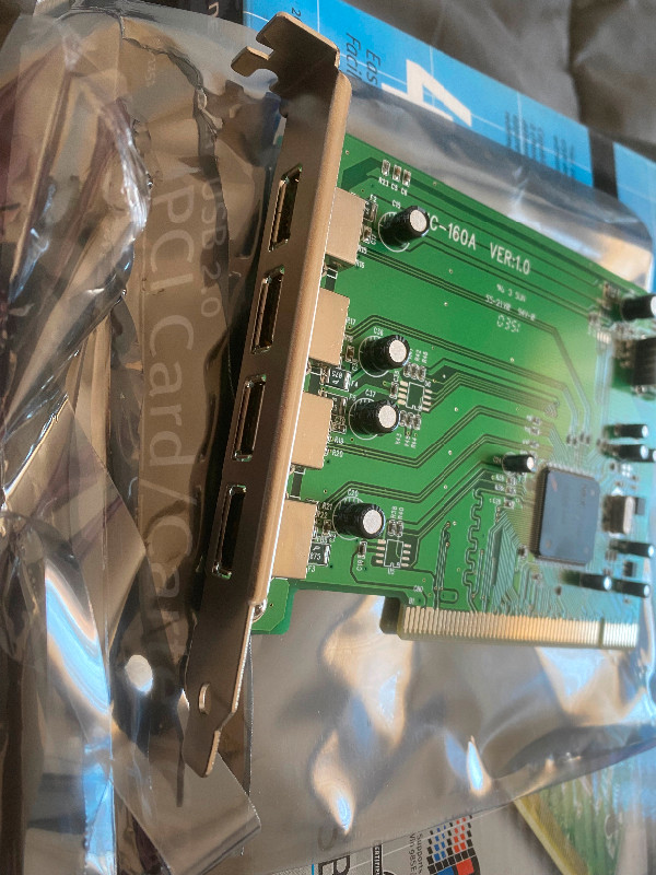 NexxTech PCI Card USB 2.0 4 ports in General Electronics in City of Toronto - Image 2