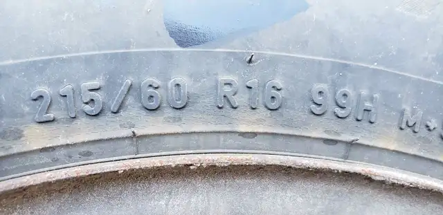 215 60 16 winter tires with rims. in Tires & Rims in Cambridge - Image 4