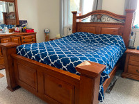 Queen Bedroom Set Solid Wood