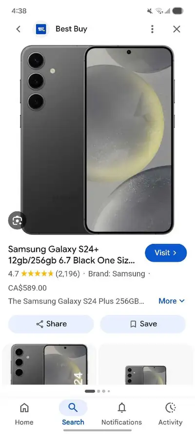 Samsung galaxy s24, View more