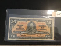 Billet de banque de 50,00de 1937