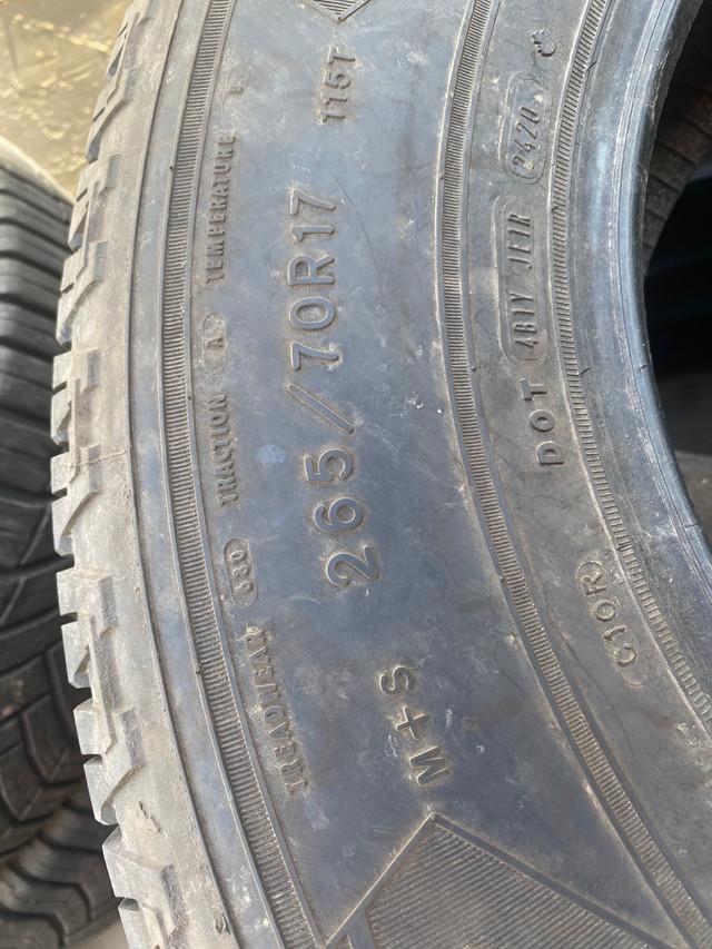 Four Goodyear Wrangler Fortitude 265/70R17 HT  tires in Tires & Rims in Penticton - Image 4