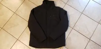 Men's Black Winter Jacket with Hood $60, View more
