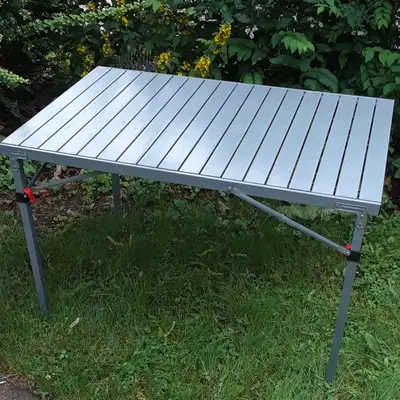 Collapsible table for camping or backyard, View more