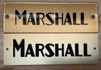 Marshall block logo 