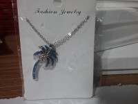 palm tree necklaces are stainless steel
