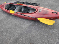 Kayak 2 ou 3 places Old Town Twin Heron 14 pieds c. NEUF +extras