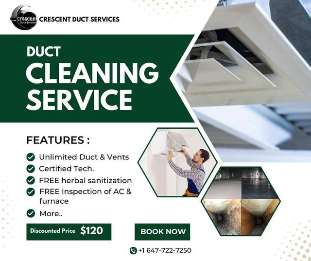 Air Duct Cleaning From $99.99 in Cleaners & Cleaning in Mississauga / Peel Region