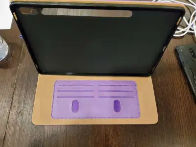 Purple folio case for Samsung tab s7 plus, View more