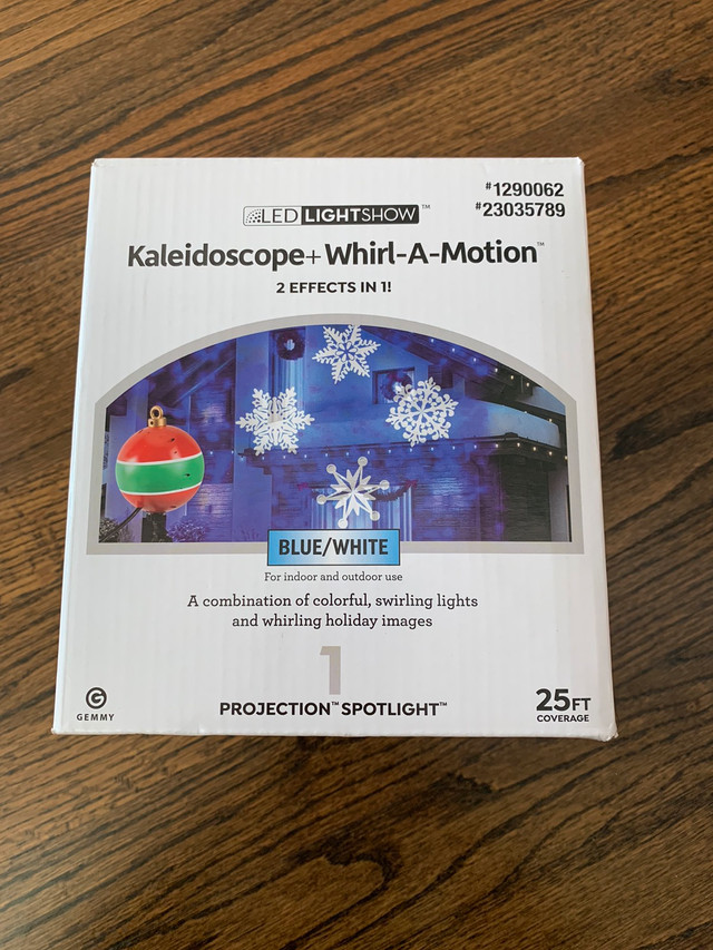 New Kaleidoscope Whirl-A-Motion Snowflakes for Christmas Light  in Outdoor Lighting in City of Toronto - Image 2