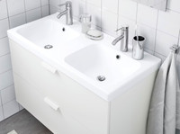 ODENSVIK Double Bowl Sink, 47 1/4x19 1/4x2 3/8"