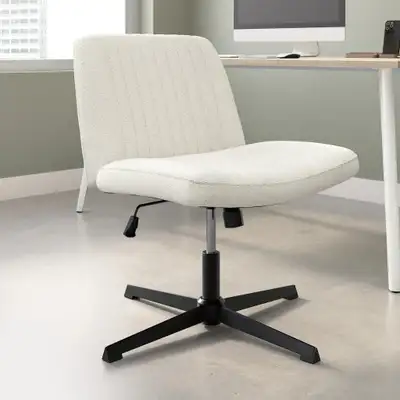 Sutton Armless Fabric Swivel Office Chair, View more