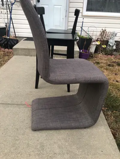 Structube dinning chair grey, View more