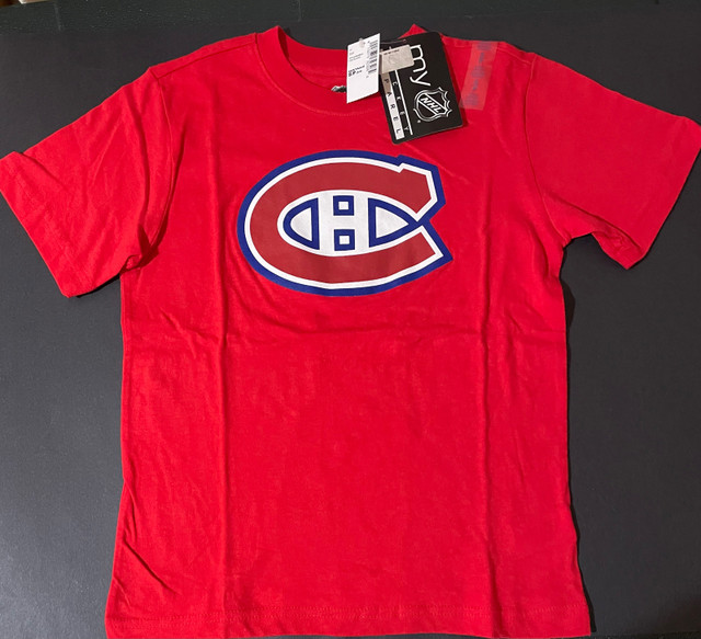 (NEW) NHL APPAREL - Boys Size 5/6 Small Montreal Canadiens Tee in Clothing - 5T in Oakville / Halton Region - Image 2