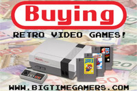 WE BUY RETRO VIDEO GAME COLLECTIONS NINTENDO/NES/SNES/N64