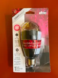 NIP Gemmy Lightshow Kaleidoscope LED Projection Bulb