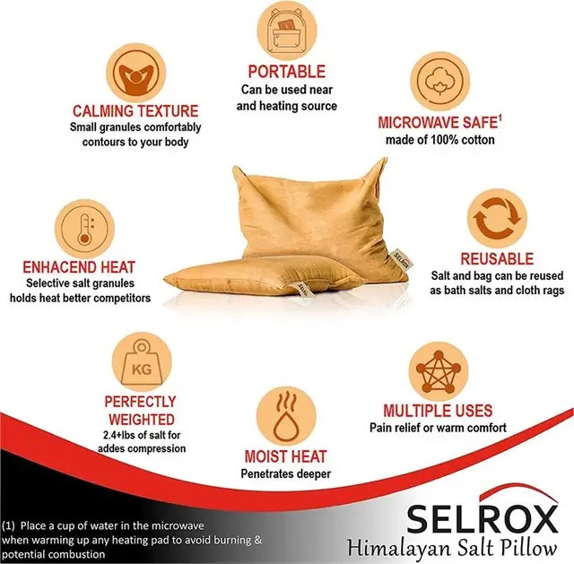 Natural Hot and Cold Himalayan Pink Salt Bags/Pillow in Health & Special Needs in Oshawa / Durham Region - Image 2