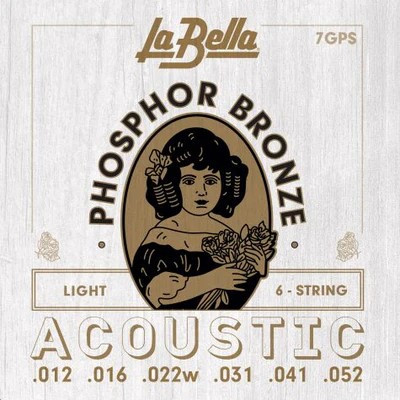 La Bella PHOSPHOR BRONZE 7GPS Acoustic Guitar Strings Light_NEW dans Autre  à Ville de Montréal