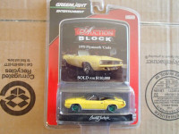 1:64 Greenlight Auction Block B-J S 8 1970 Plymouth Cuda 383 gm