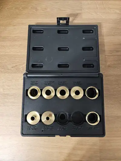 O'SKOOL  Brass Router Template Bushing Guides Set, View more